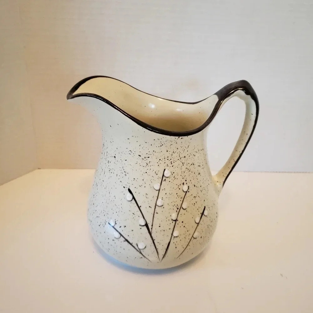 Vintage Rodgers Collection Stoneware Pottery Milk Jug.